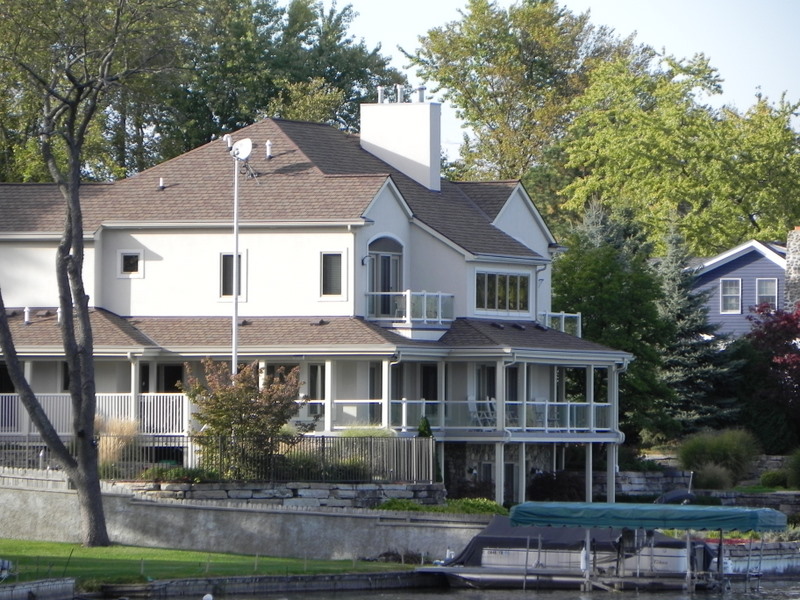 Lake Oakland Waterford Township Michigan Lakefront Homes